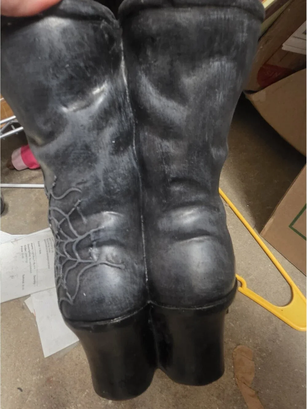 Wicked witch boots decor Halloween